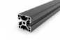 Preview: Aluminum profile 30x30 Groove 6 I-Type Lightweight 1N Black